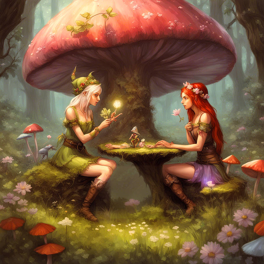 Meet Me Beneath the Mushroom by LandofLillith on DeviantArt
