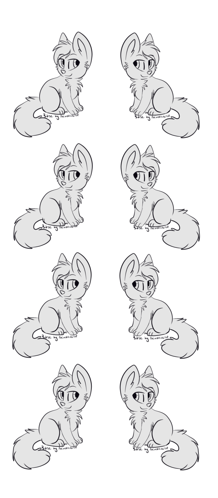 Chibi Cat Adopts - Base F2U