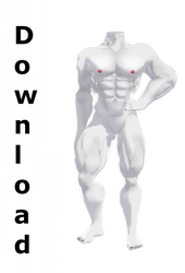 MMD Bodybuilder male base