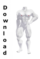 MMD Bodybuilder male base