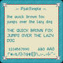 PjukSimple Pixel Font