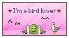 I'm a bird lover