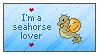 I'm a seahorse lover