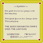 PjukMini Pixel Font