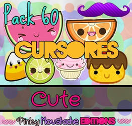 Pack 60 Cursores Cute! ~ by PinkyMoustacheEditions