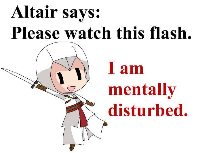 Altair Scans His Face