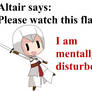 Altair Scans His Face