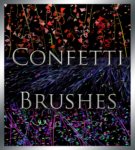 Confetti and Streamer Brushes