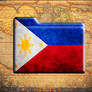 Philippines Grunge Flag Folder (Mac And Windows)