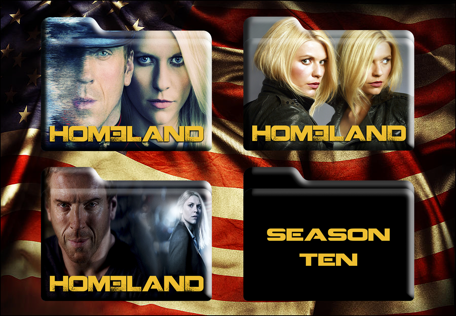 Homeland HD Folder Icons (Mac And Windows)