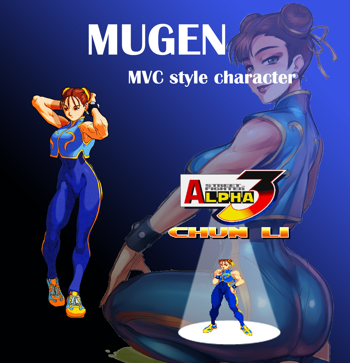 MVC2 Chun-Li Classic & MVC2 Chun-Li Alpha/Zero [New]