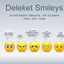 Deleket Smileys Icons-PNG's
