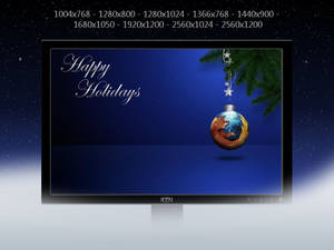 Firefox Christmas Ornament Wallpaper Pack