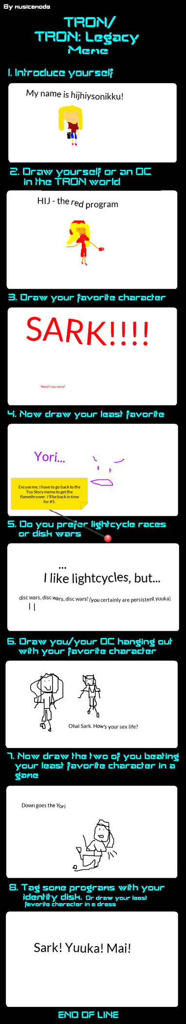 TRON Meme by TheNamesN on DeviantArt