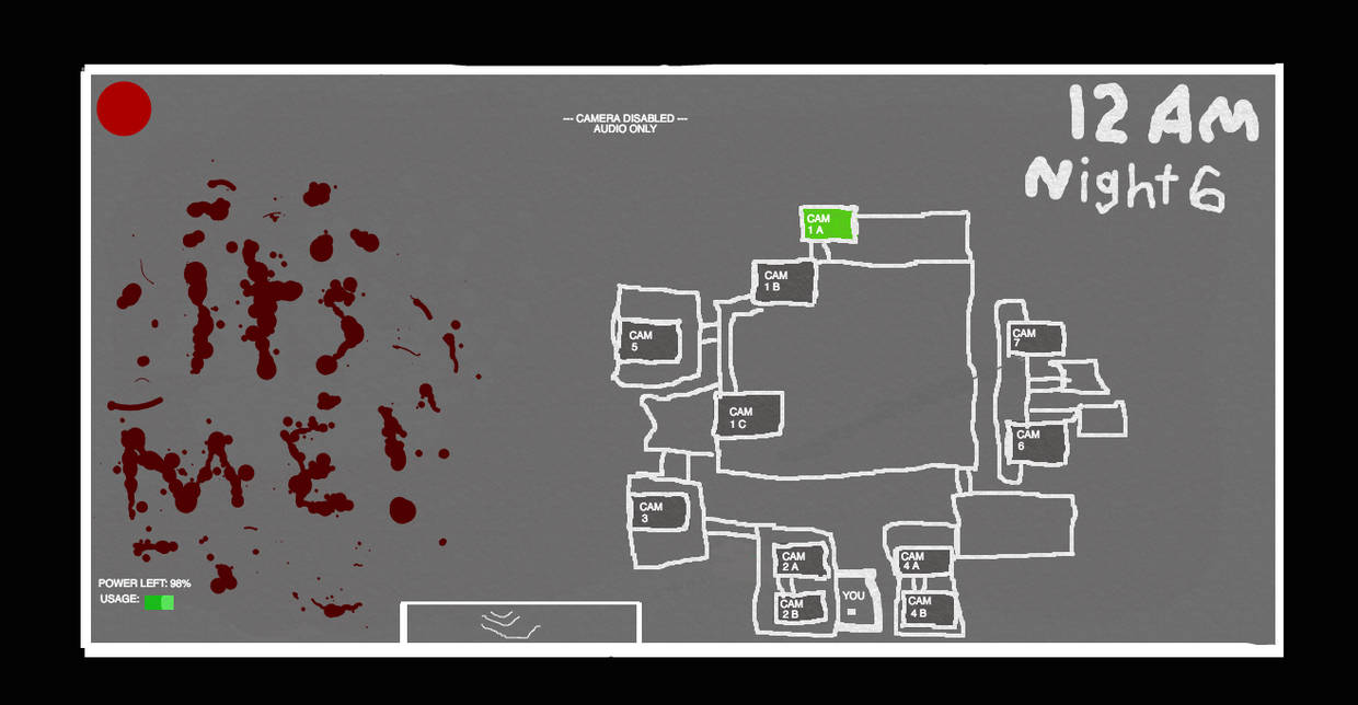 FNaF security camera DISABLED by fnafanROUGE on DeviantArt