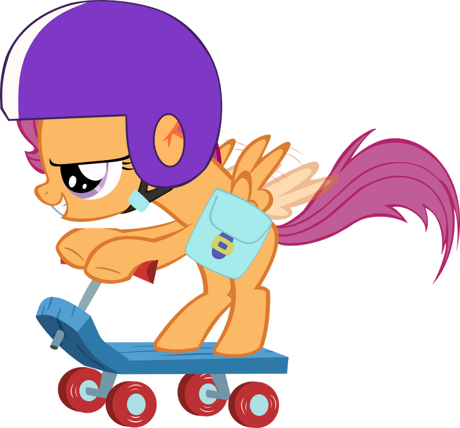 Scootaloo Scooter Vector Gif By Xigger On Deviantart