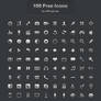 100 Free icons for iOS tab bar