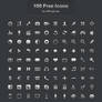 100 Free icons for iOS tab bar