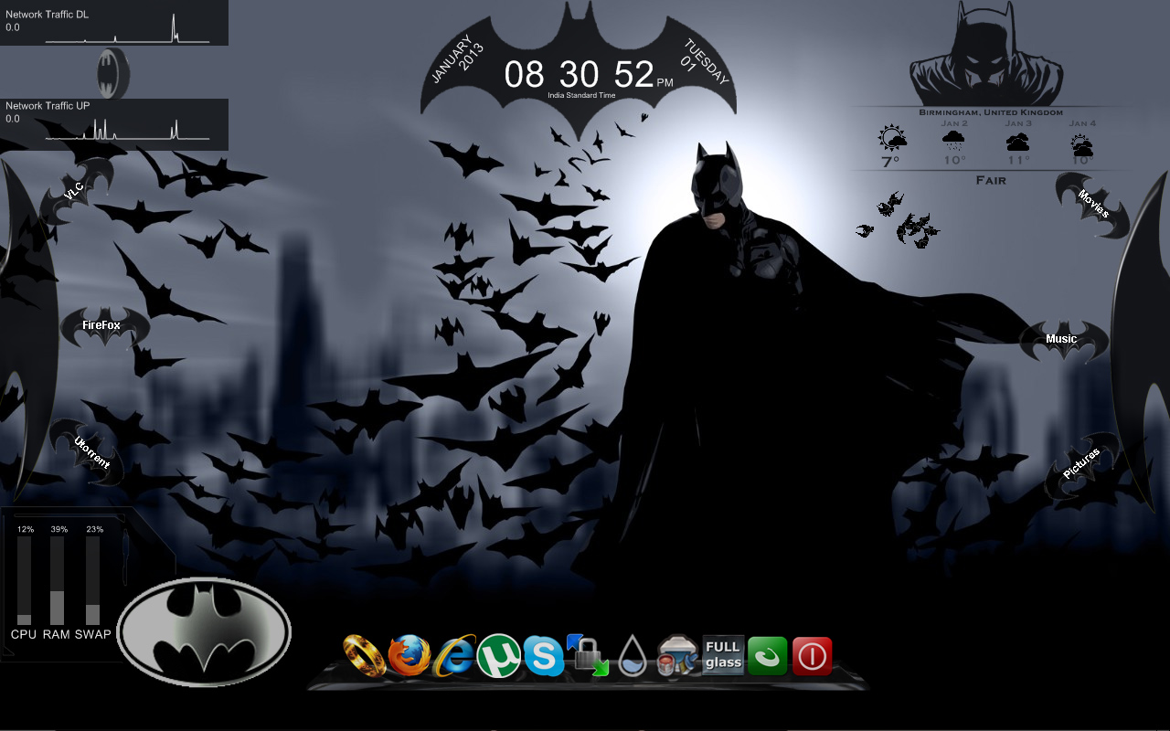 Rainmeter Batcomputer Batman for rainmeter by tibinthomas22 on DeviantArt