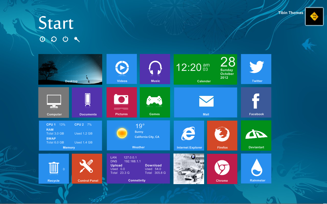 Windows 8 look alike