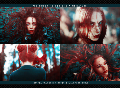 Psd coloring #23-one with nature by RavenHeart1989 on DeviantArt