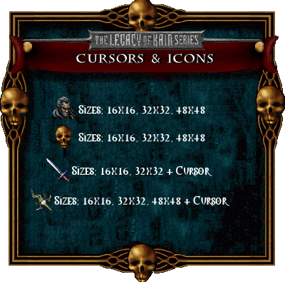 Legacy of Kain-Cursors + Icons by UltimeciaFFB on DeviantArt