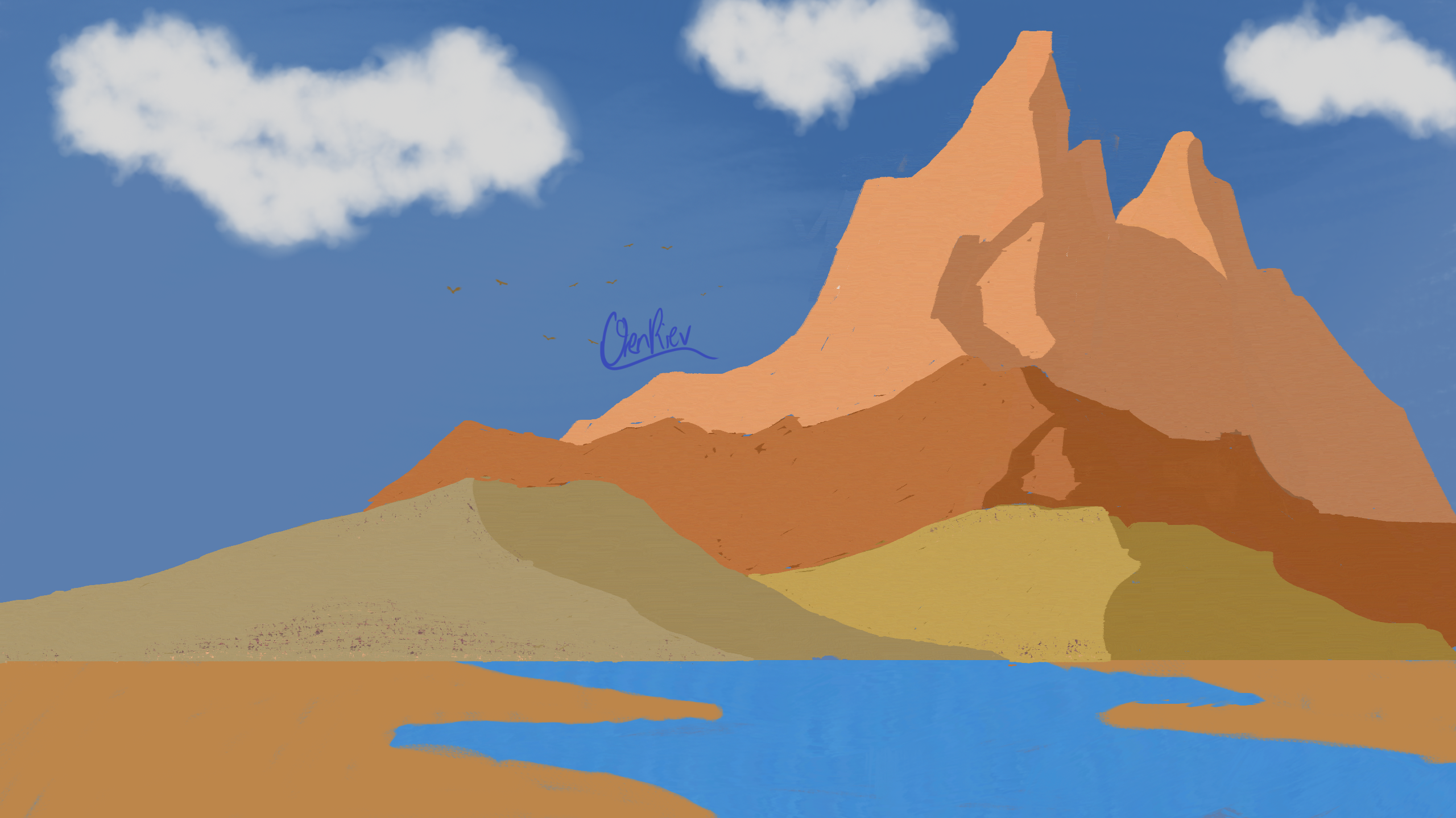 Mountain Concept Art Practice by OrenRiev on DeviantArt