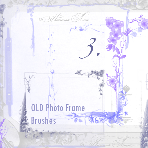 Old Photo Frame Brushes 3