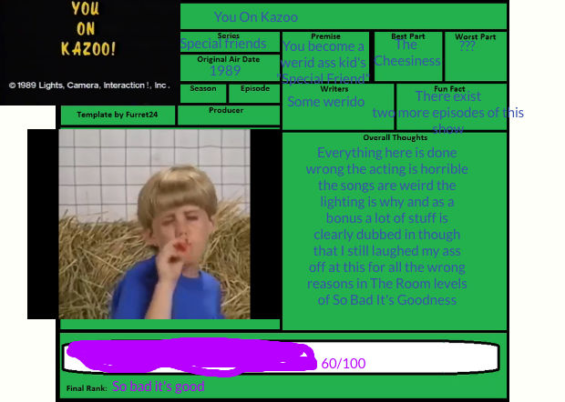 You On Kazoo review card by Hipsterchipster on DeviantArt