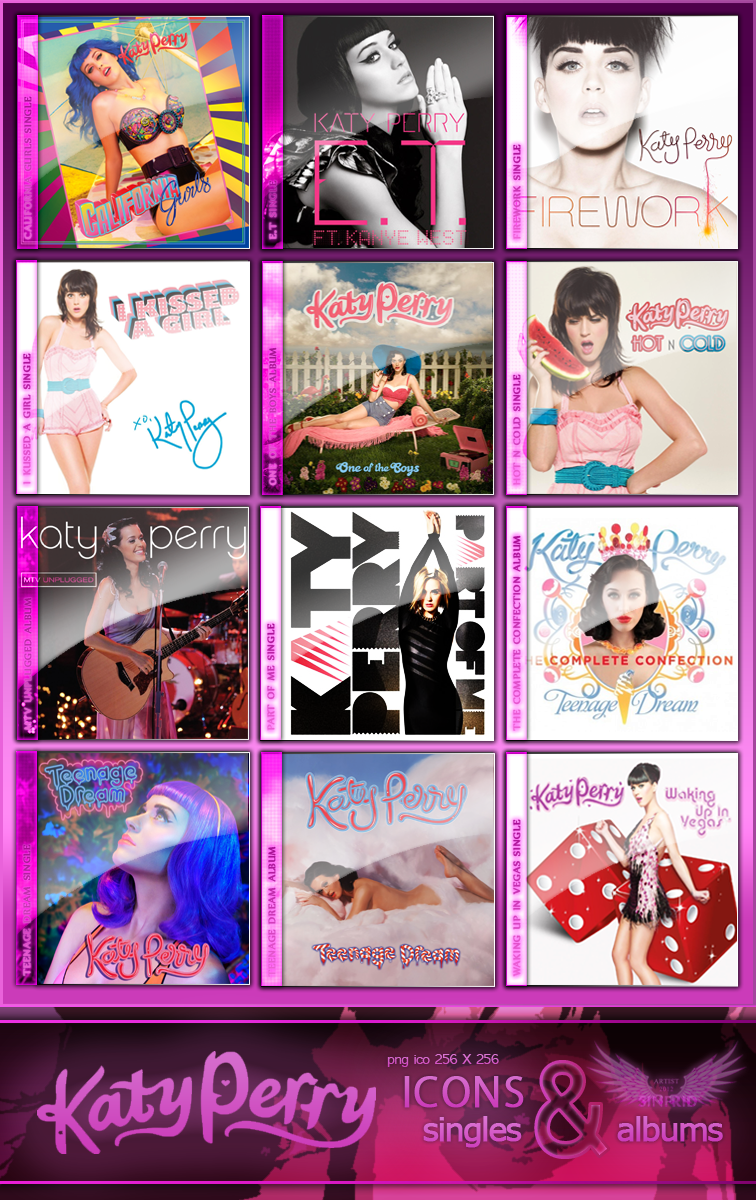 Katy Perry Albums and Singles Icons HD!