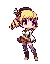 GS - Mami idle sprite sheet by Konbe