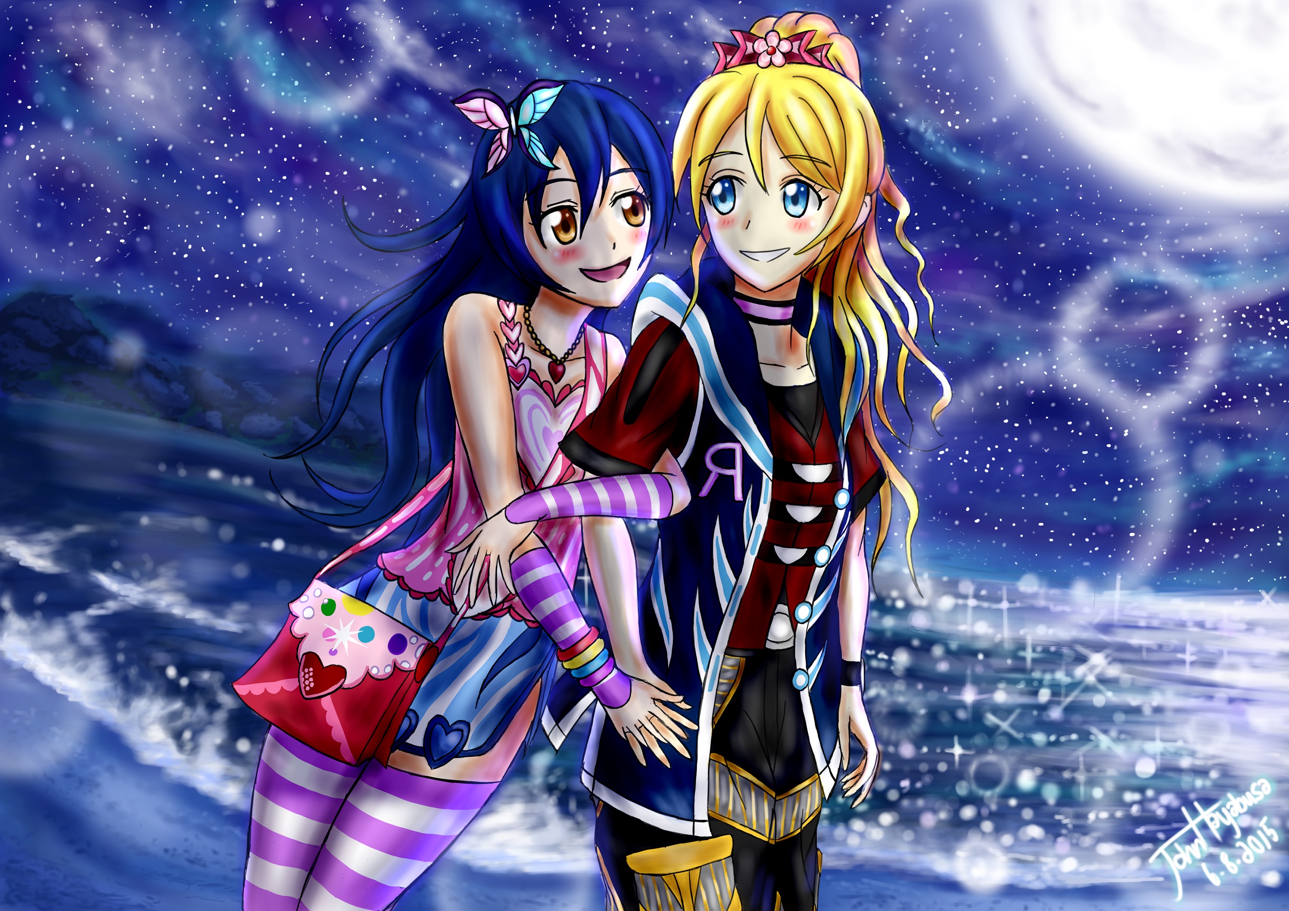 Umi x Eli by John-Hayabusa on DeviantArt