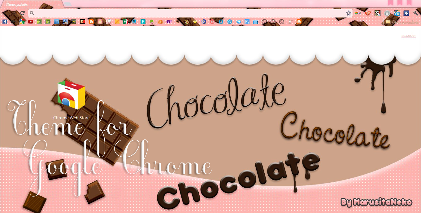 Chocolate theme Google Chrome n.n by marusitaneko on DeviantArt