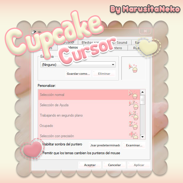 Cupcake Cursor n.n Mi 1er cursor OwO