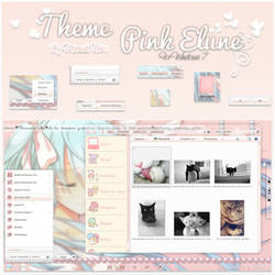 Theme Pink Elune Windows 7 n.n