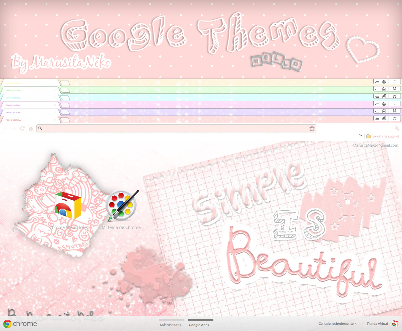 Simples is Beautiful Themes For Google :3