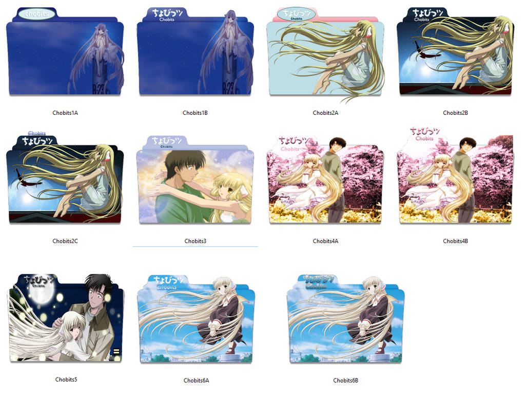 Chobits Folder Icons Pack - Chirrungaso by Chirrungaso on DeviantArt