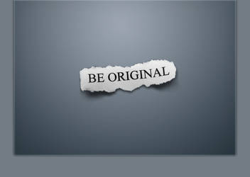 Be Original - Graphite