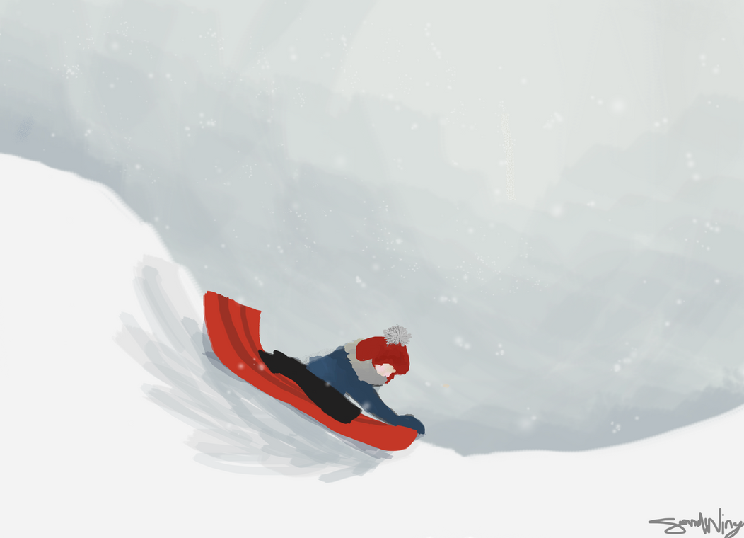 Sledding by SoundWing on DeviantArt