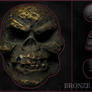 Transparent Bronze Skulls