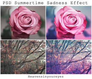PSD Summertime Sadness Effect (FREE DOWNLOAD) by Heavensinyoureyes