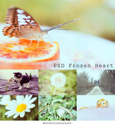 PSD Frozen heart