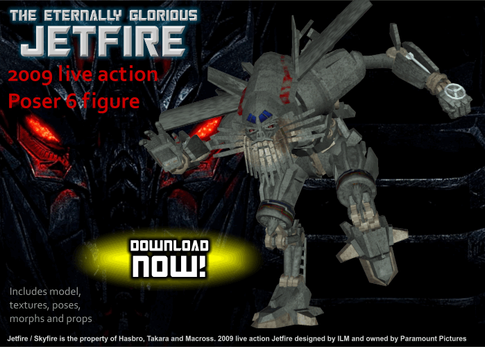 3D Movie Jetfire model by RazzieMbessai on DeviantArt