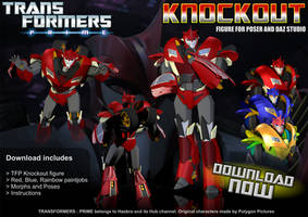 TFP Knockout for Poser + MMD DOWNLOAD