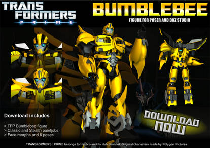 TFP Bumblebee for Poser + MMD