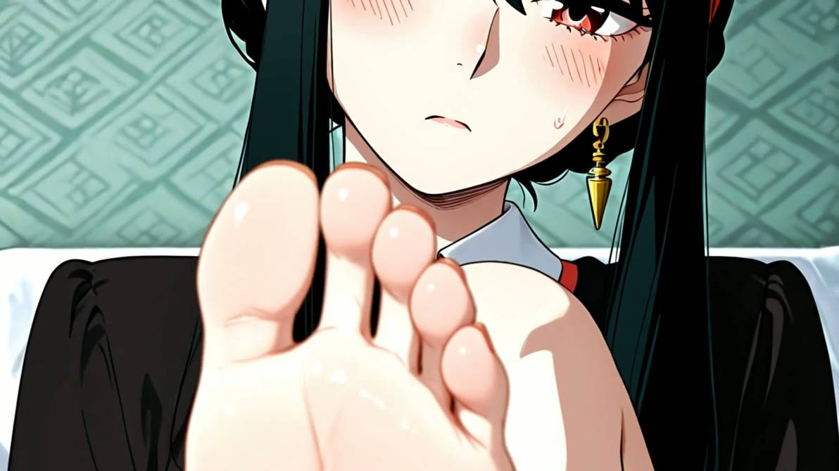 Yor feet by Animeonfire10 on DeviantArt