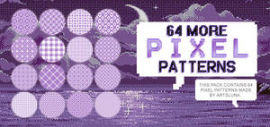 64 Pixel Patterns By Artsluna