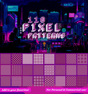 Pixel Patterns 03 By Artsluna