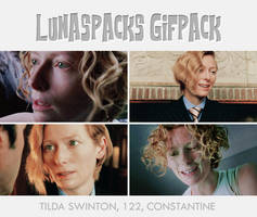 Tilda Swinton Gifpack By Lunaspacks