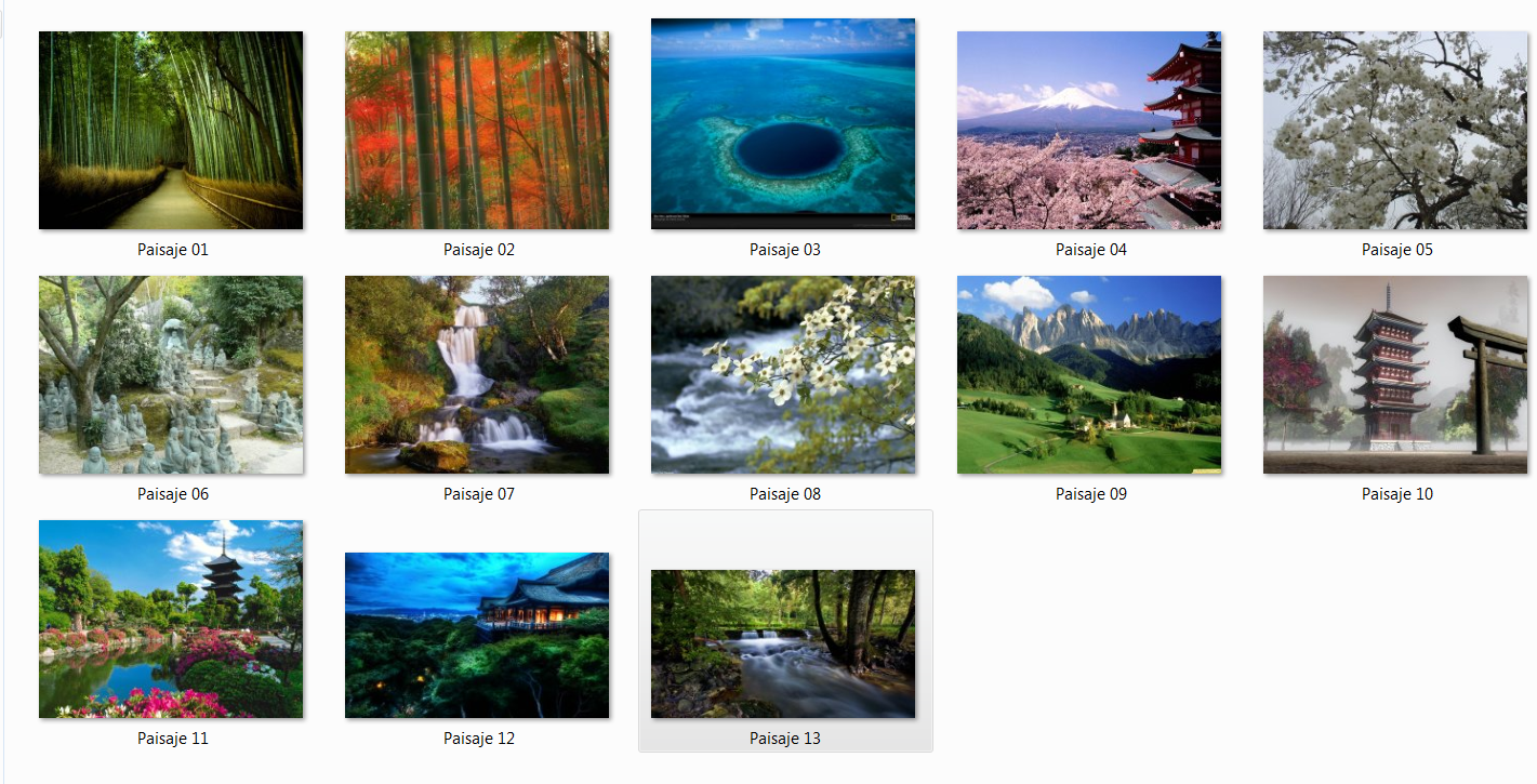 Stock 13 Paisajes